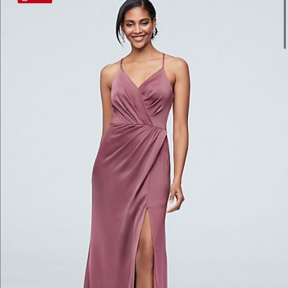 BRAND NEW! Crepe-Back Satin Bridesmaid D